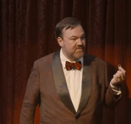 Matt Donnelly performs his wedding ring trick